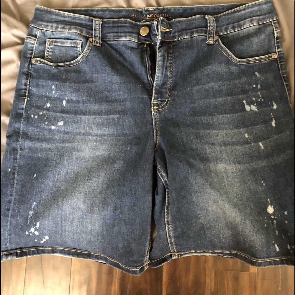 Melissa McCarthy for Seven7 long denim shorts